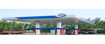Indian Oil petrol pump station advertising Aizawl, Branding on Petrol pumps company Aizawl